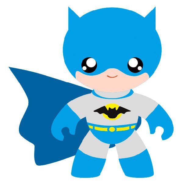 Stickers pour enfants: Bleu Batman