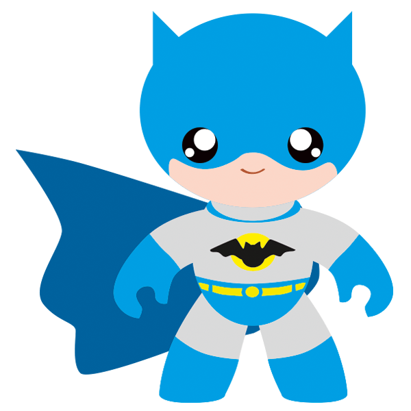 Stickers pour enfants: Bleu Batman