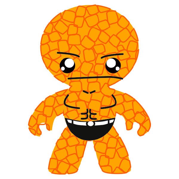 Stickers pour enfants: La chose - Rock Man enfant