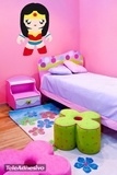 Stickers pour enfants: Wonder femme enfant 3