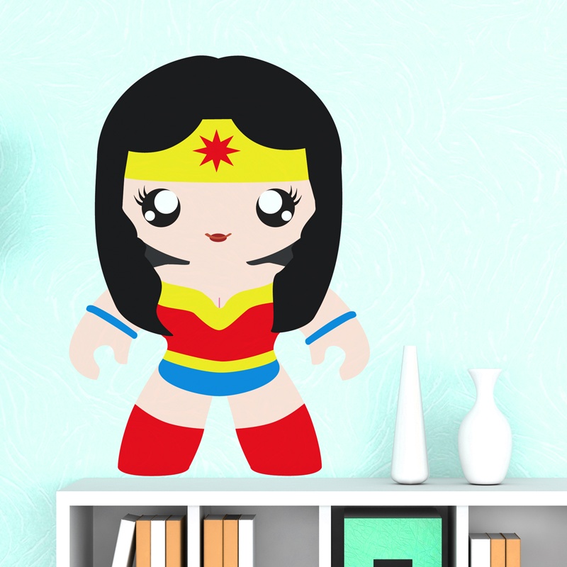Stickers pour enfants: Wonder femme enfant