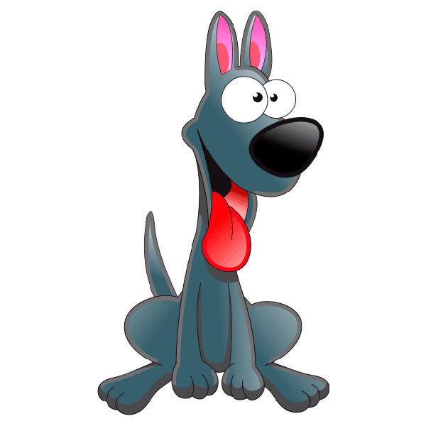 Stickers pour enfants: Le chiot de Doberman