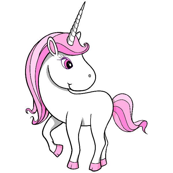 Stickers muraux: Petite Licorne