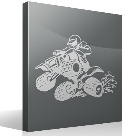 Stickers muraux: Quad sur deux roues