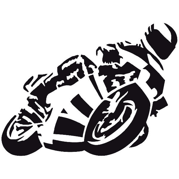Stickers muraux: Compétition Moto GP