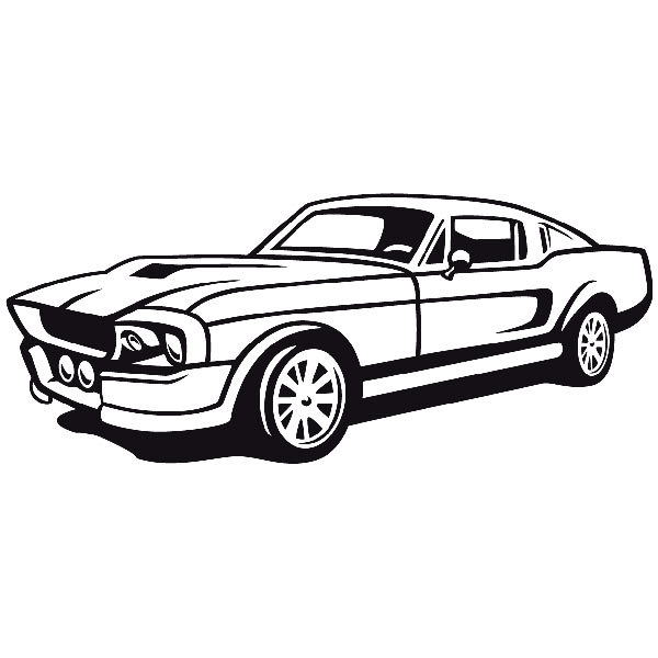 Stickers muraux: Ford Mustang Shelby