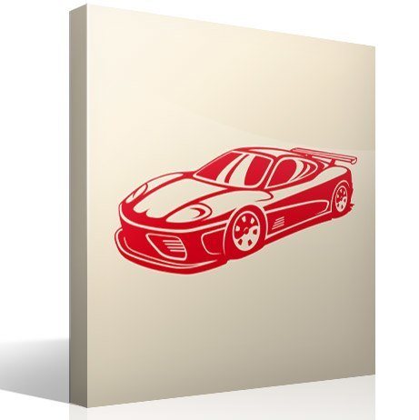 Stickers muraux: voiture de sport