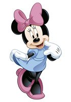 Stickers pour enfants: Grande Minnie Mouse 4