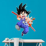 Stickers pour enfants: Dragon Ball Son Goku et son Bâton Magique 3