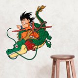 Stickers pour enfants: Dragon Ball Son Goku avec le Dragon Shen Long 3