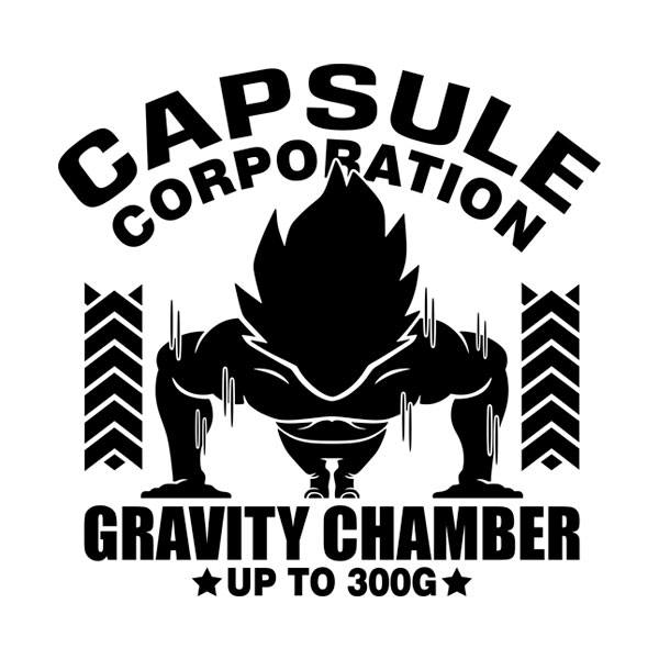 Stickers pour enfants: Dragon Ball Vegeta Capsule Corporation