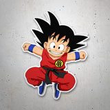 Stickers pour enfants: Dragon Ball Happy Goku 3