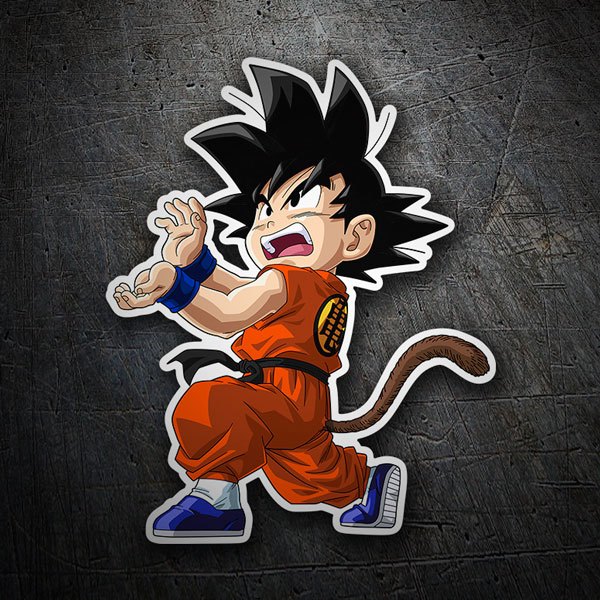 Stickers pour enfants: Dragon Ball Goku Vital Wave