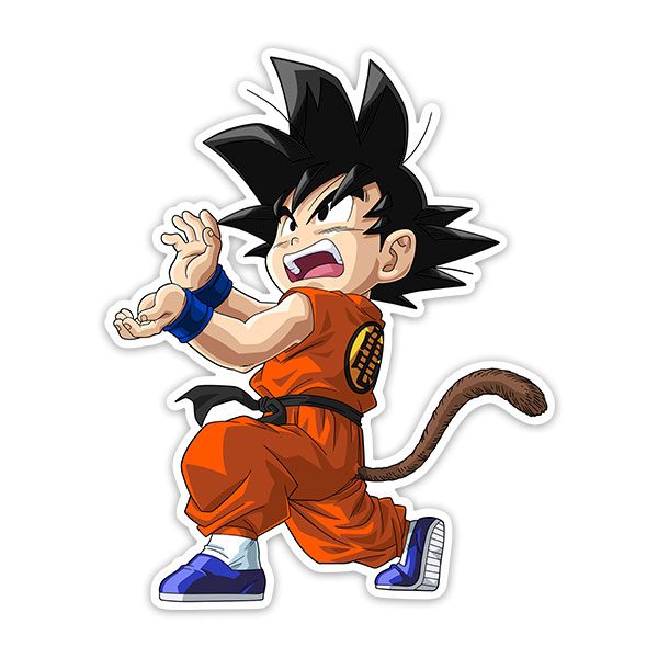 Stickers pour enfants: Dragon Ball Goku Vital Wave