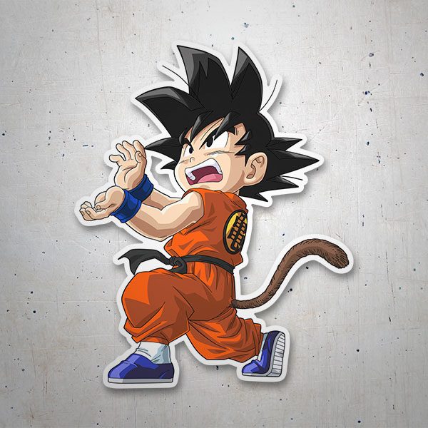 Stickers pour enfants: Dragon Ball Goku Vital Wave