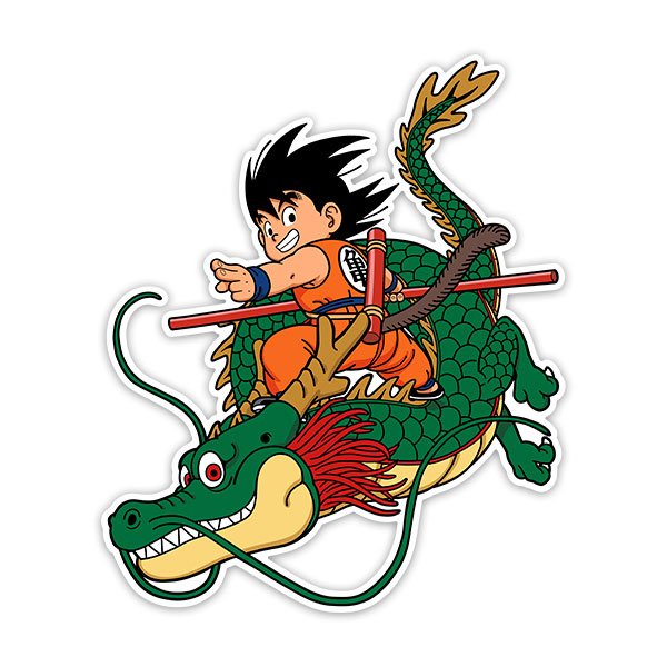 Stickers pour enfants: Dragon Ball Son Goku & Shen Long