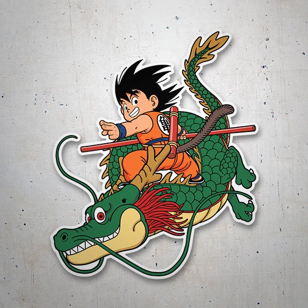 Stickers pour enfants: Dragon Ball Son Goku & Shen Long