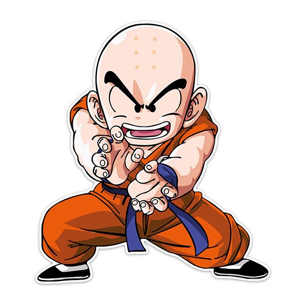 Stickers pour enfants: Dragon Ball Krilin Kame Hame Ha