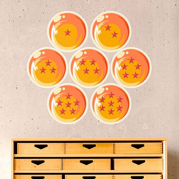 Stickers pour enfants: Dragon Ball Sphères de Dragon