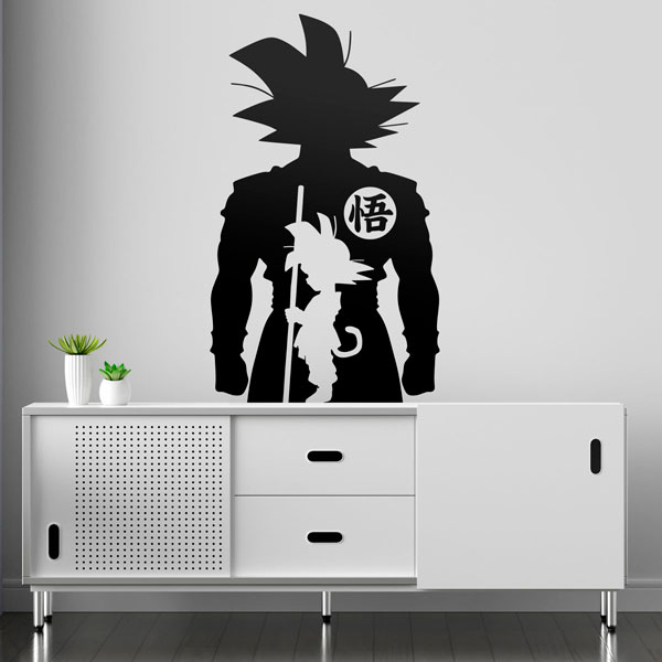 Stickers pour enfants: Dragon Ball Son Goku le Guerrier Légendaire