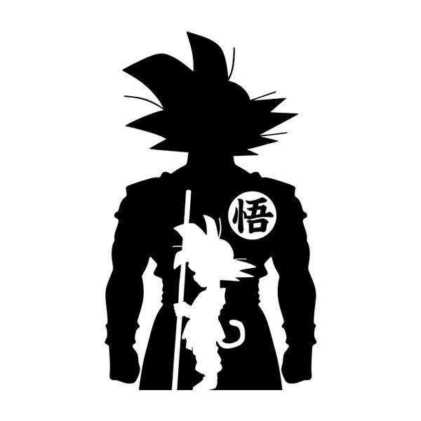 Stickers pour enfants: Dragon Ball Son Goku le Guerrier Légendaire