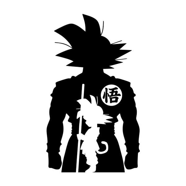 Stickers pour enfants: Dragon Ball Son Goku le Guerrier Légendaire