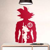 Stickers pour enfants: Dragon Ball Son Goku le Guerrier Légendaire 2