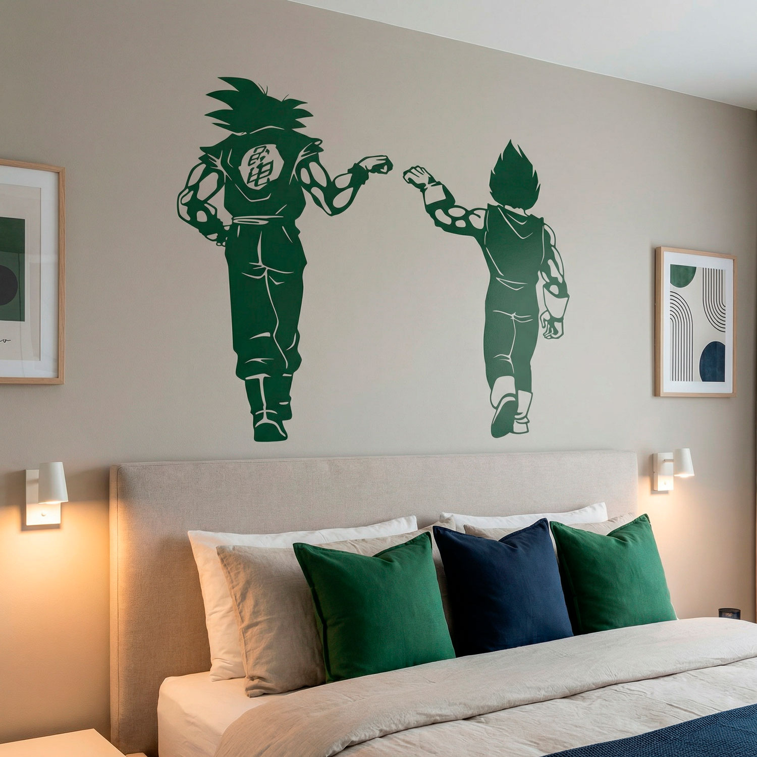 Stickers pour enfants: Dragon Ball Son Goku et Vegeta