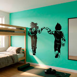 Stickers pour enfants: Dragon Ball Son Goku et Vegeta 4