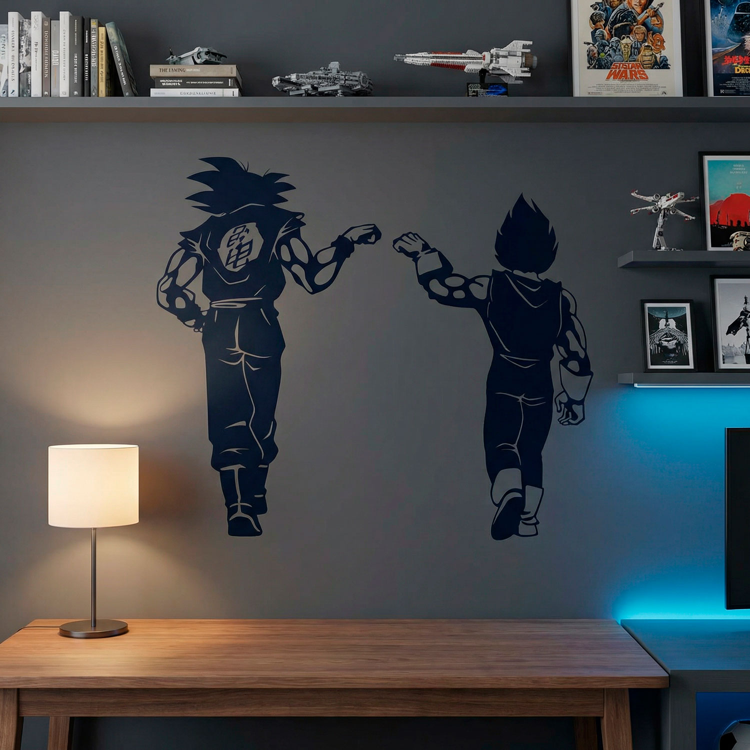 Stickers pour enfants: Dragon Ball Son Goku et Vegeta