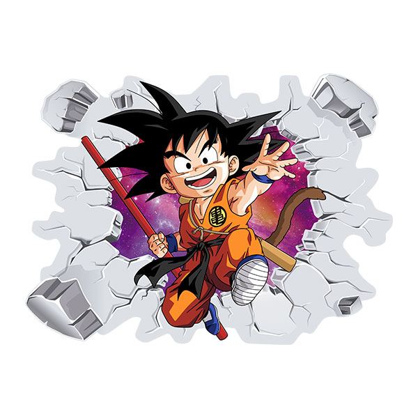 Stickers pour enfants: Dragon Ball Son Goku Enfant