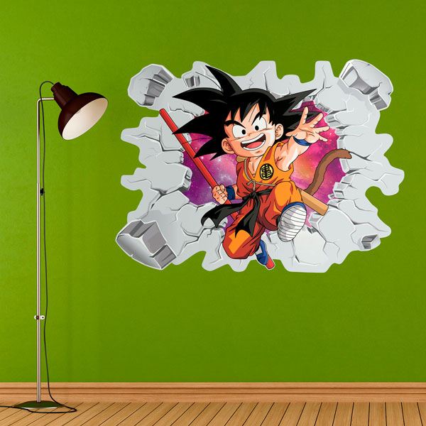 Stickers pour enfants: Dragon Ball Son Goku Enfant