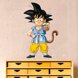 Stickers pour enfants: Dragon Ball Son Goku GT Victory 3