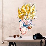 Stickers pour enfants: Dragon Ball Son Goku GT Saiyan 3