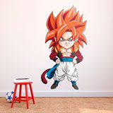 Stickers pour enfants: Dragon Ball Supersaiyan Gogeta Cartoon 4 3