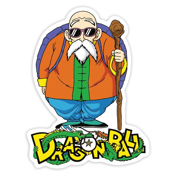 Autocollants: Maître Roshi