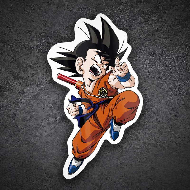 Autocollants: Son Goku enfant