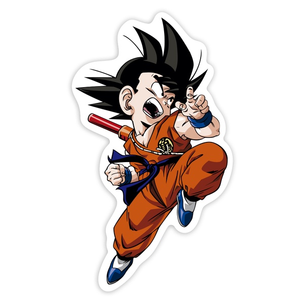 Autocollants: Son Goku enfant