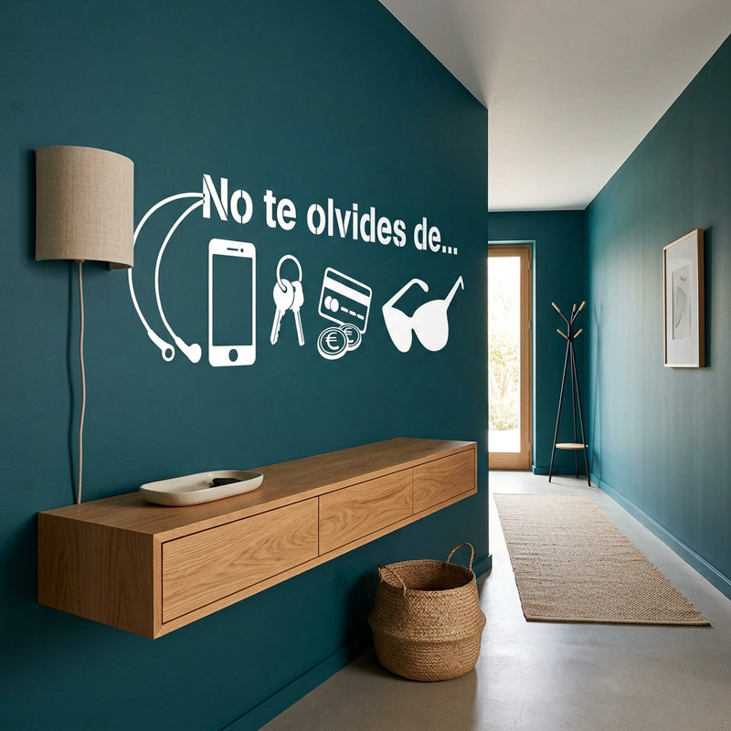 Stickers muraux: No te olvides de...