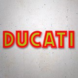 Autocollants: Ducati vert et rouge 3