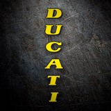 Autocollants: Ducati verticale 2