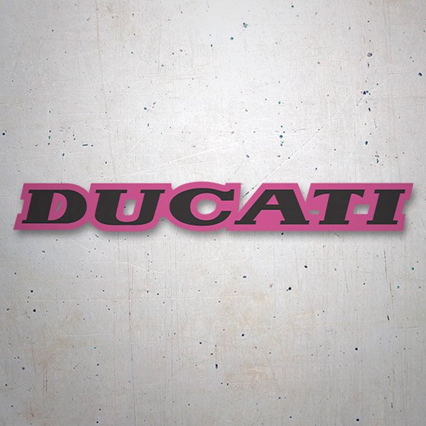 Autocollants: Ducati noire et violette