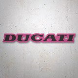 Autocollants: Ducati noire et violette 3