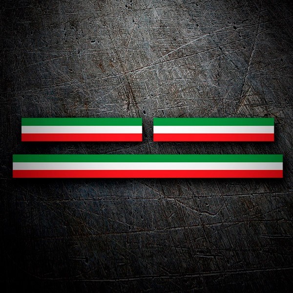 Autocollants: Ducati drapeaux italiens