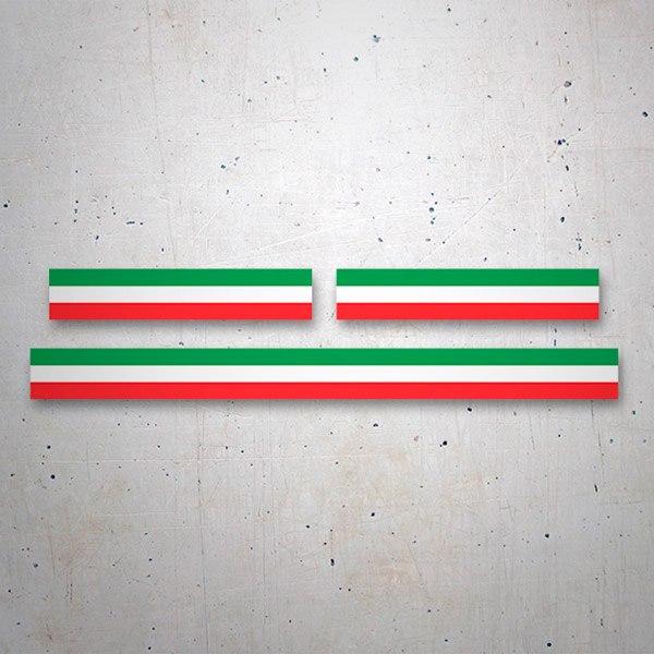 Autocollants: Ducati drapeaux italiens