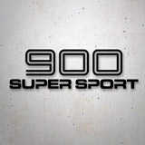Autocollants: Ducati 900 Super Sport 2