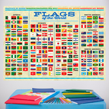 Stickers muraux: Drapeaux du monde 3