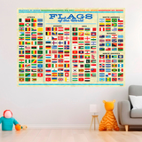 Stickers muraux: Drapeaux du monde 5