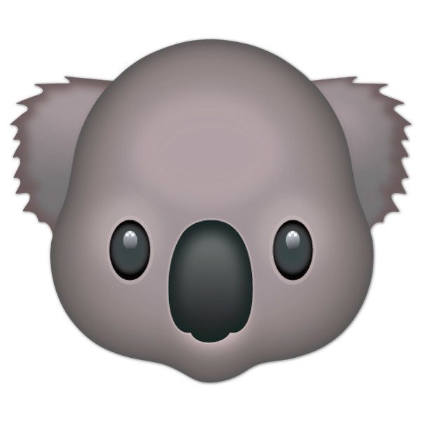 Stickers muraux: Koala Visage