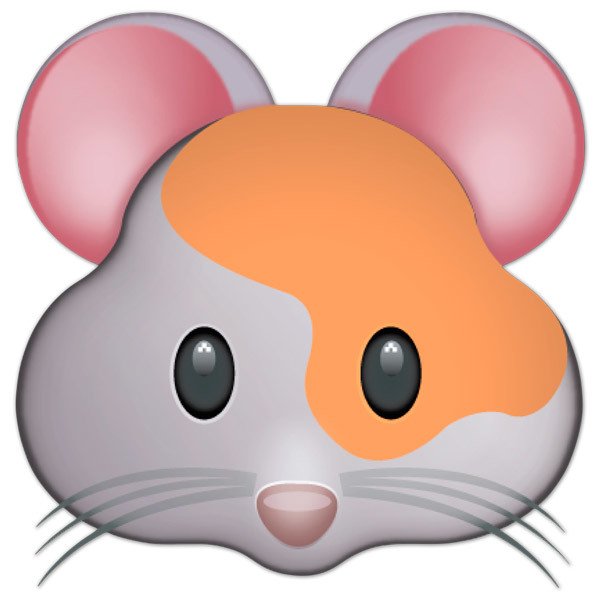 Stickers muraux: Face Hamster